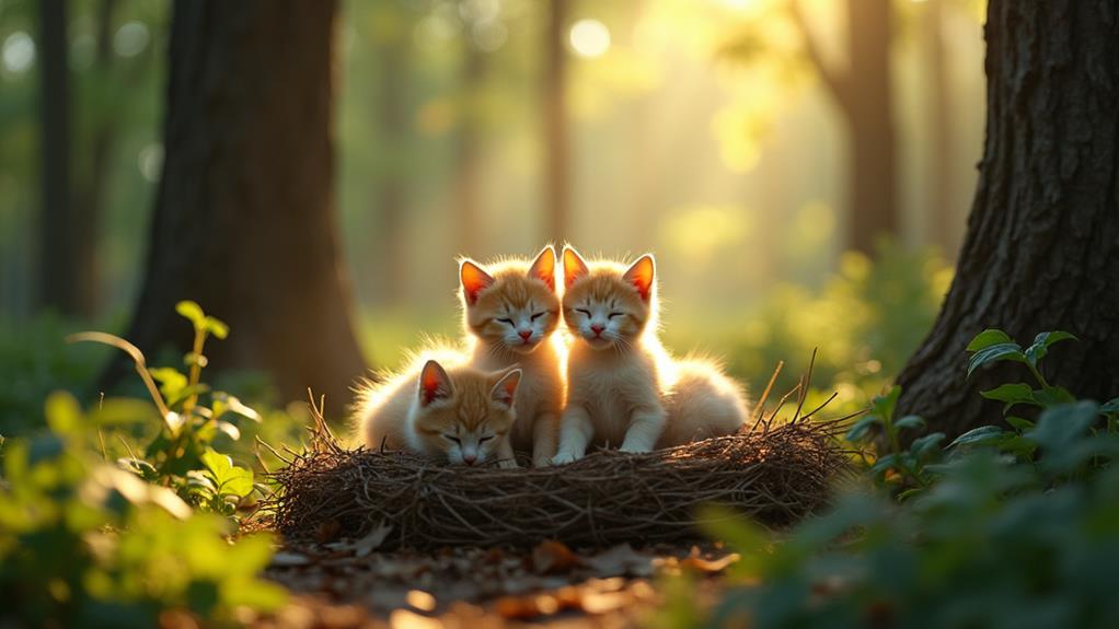 kittens left without care