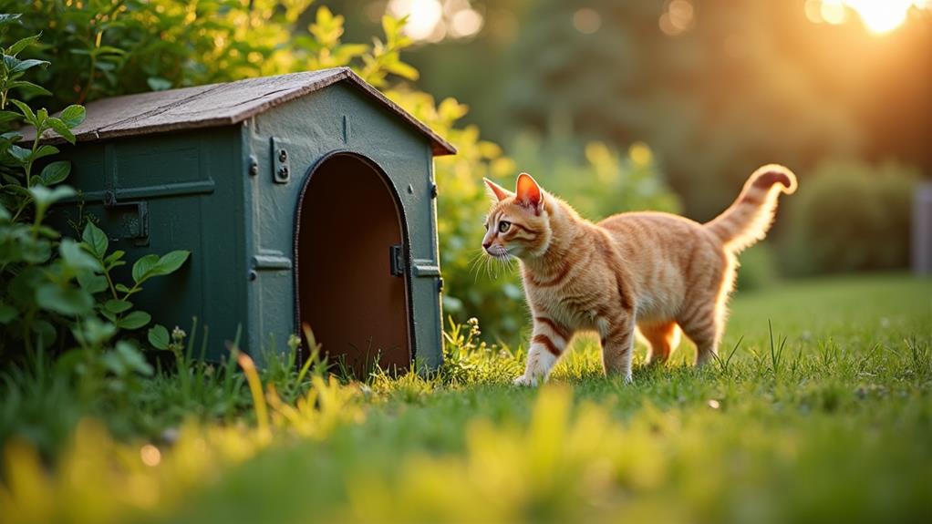 managing cautious feline behavior