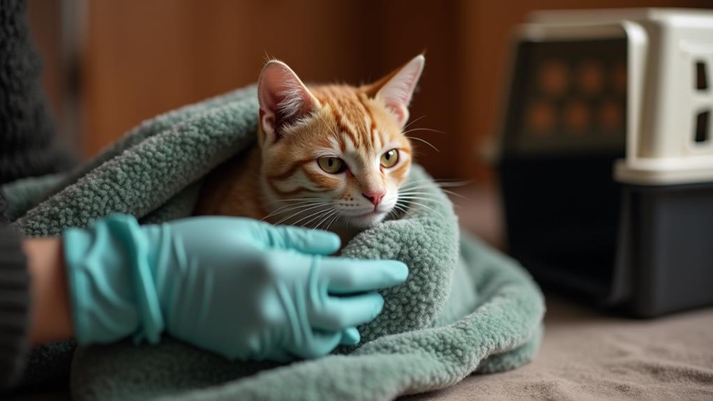managing the rescued feline