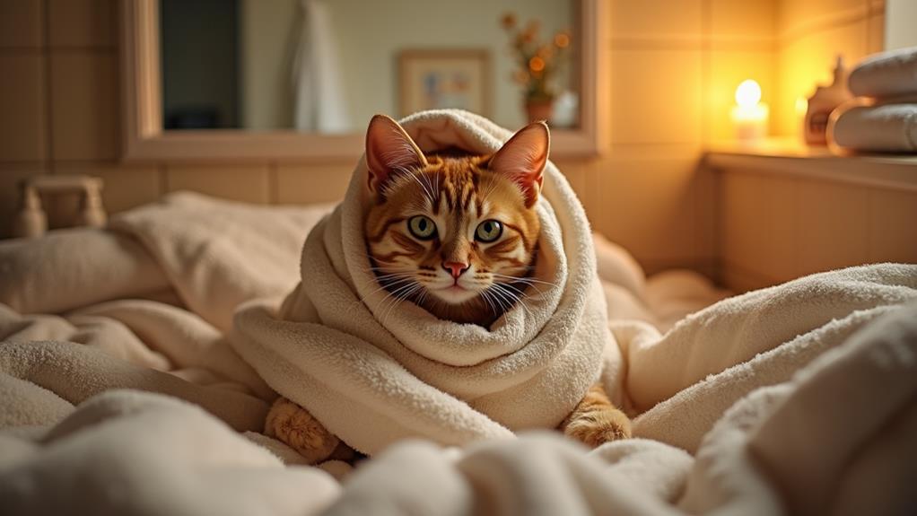 safe cat drying techniques
