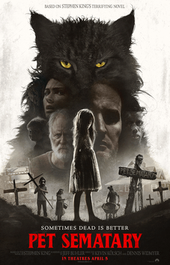 Poster for the film Pet Sematary. 