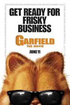 Poster for the movie, Garfield.